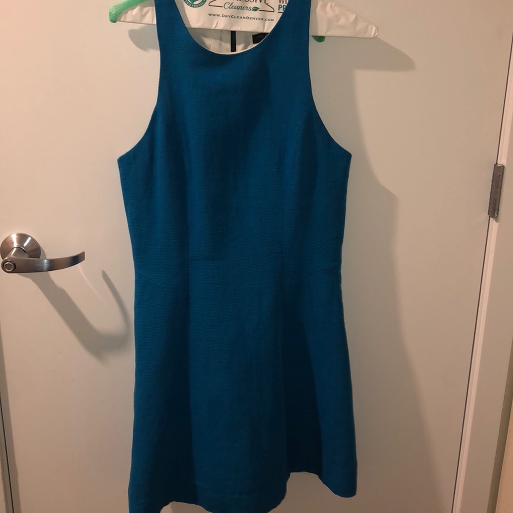 Size 4 Rag and Bone Blue Sleeveless Dress